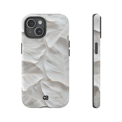 Sculpted Ivory Leaves · Tough Coque de téléphone pour iPhone