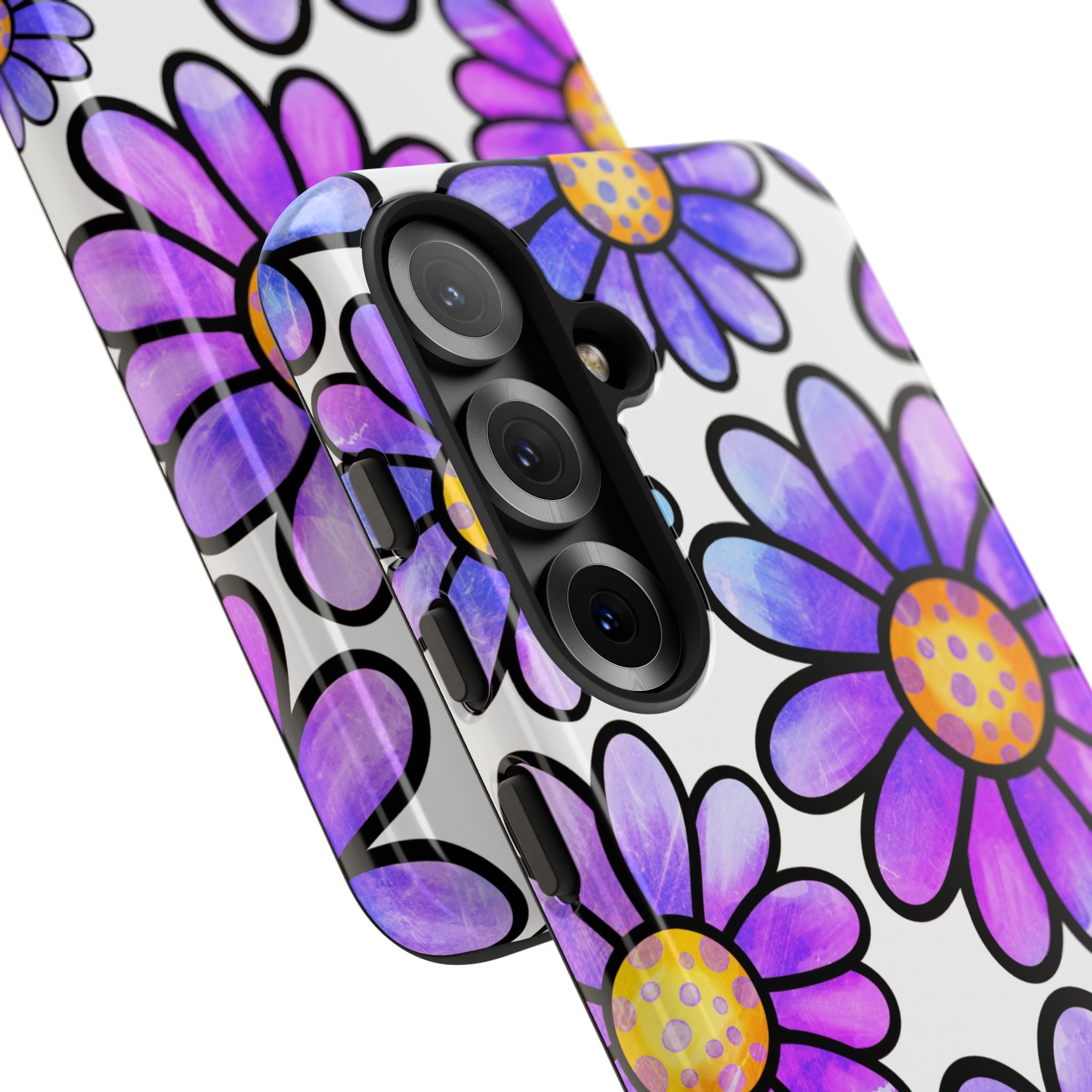 Polka Dot Blooms Samsung S25 Case - Tough