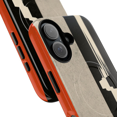 Orange Tough 2.0 Magsafe Phone Case for iPhone - Orange Monolith Rift