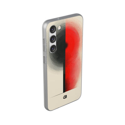 Red Lite Phone Case for Samsung - Split Signal Red