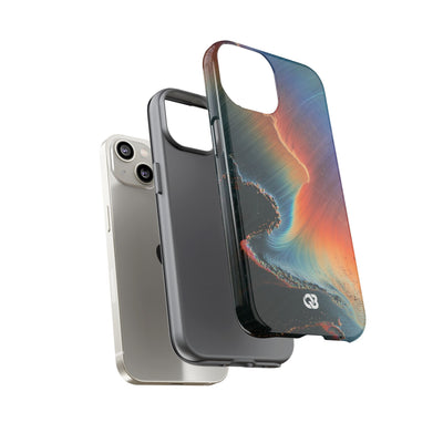 Prismatic Aura Shift · Tough Phone Case for iPhone · Blue