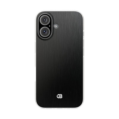 Black Lite Phone Case for iPhone - Brushed Obsidian Slate