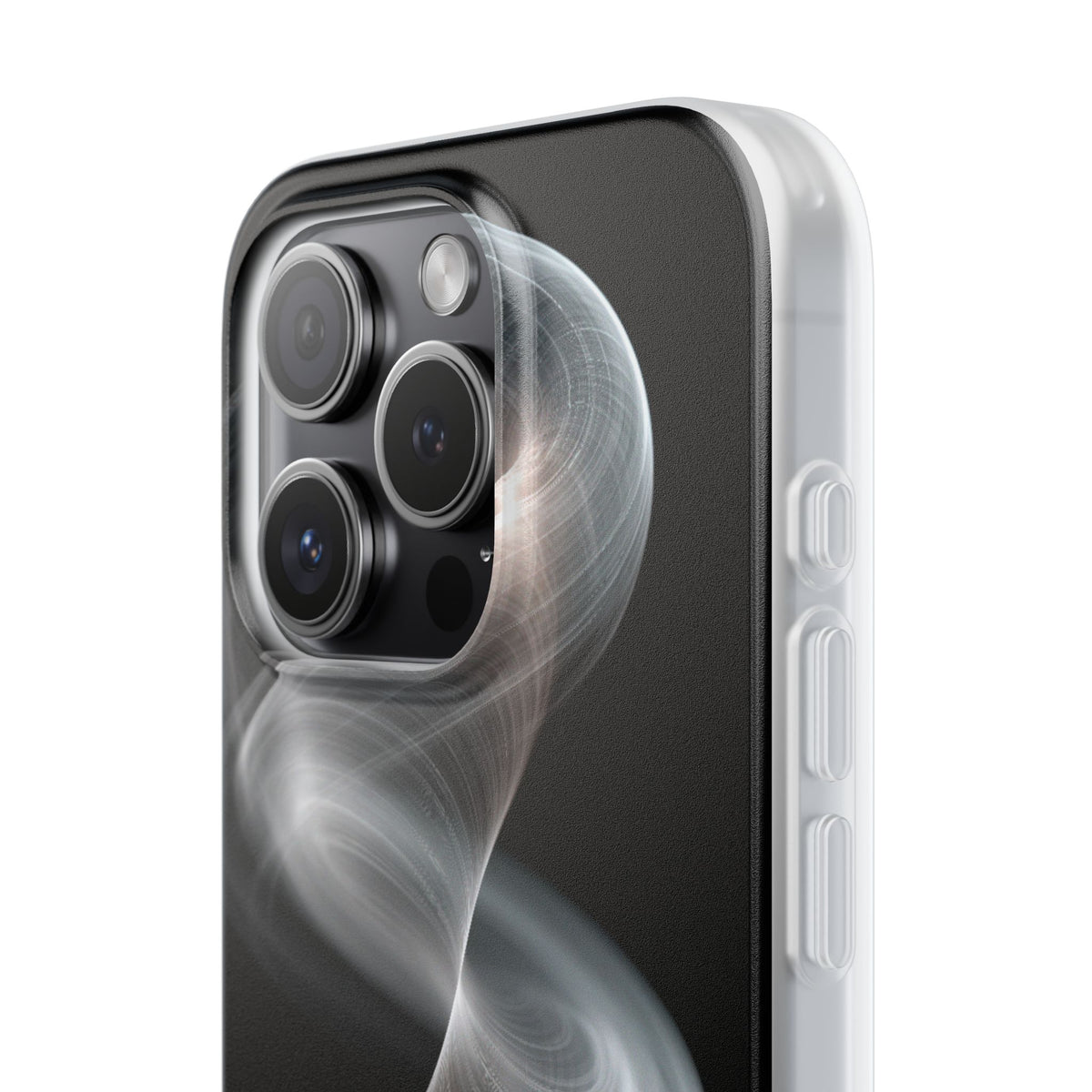 Luminous Vortex · Lite Phone Case for iPhone ·  Black