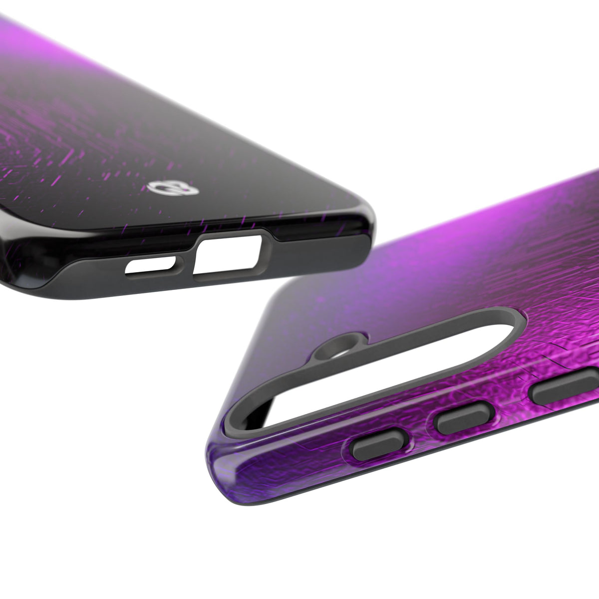 Violet Cyber Circuit · Tough Phone Case for Samsung · Purple