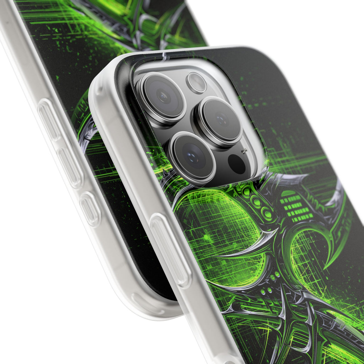 Cyber Sigil Grid · Lite Phone Case for iPhone ·  Green