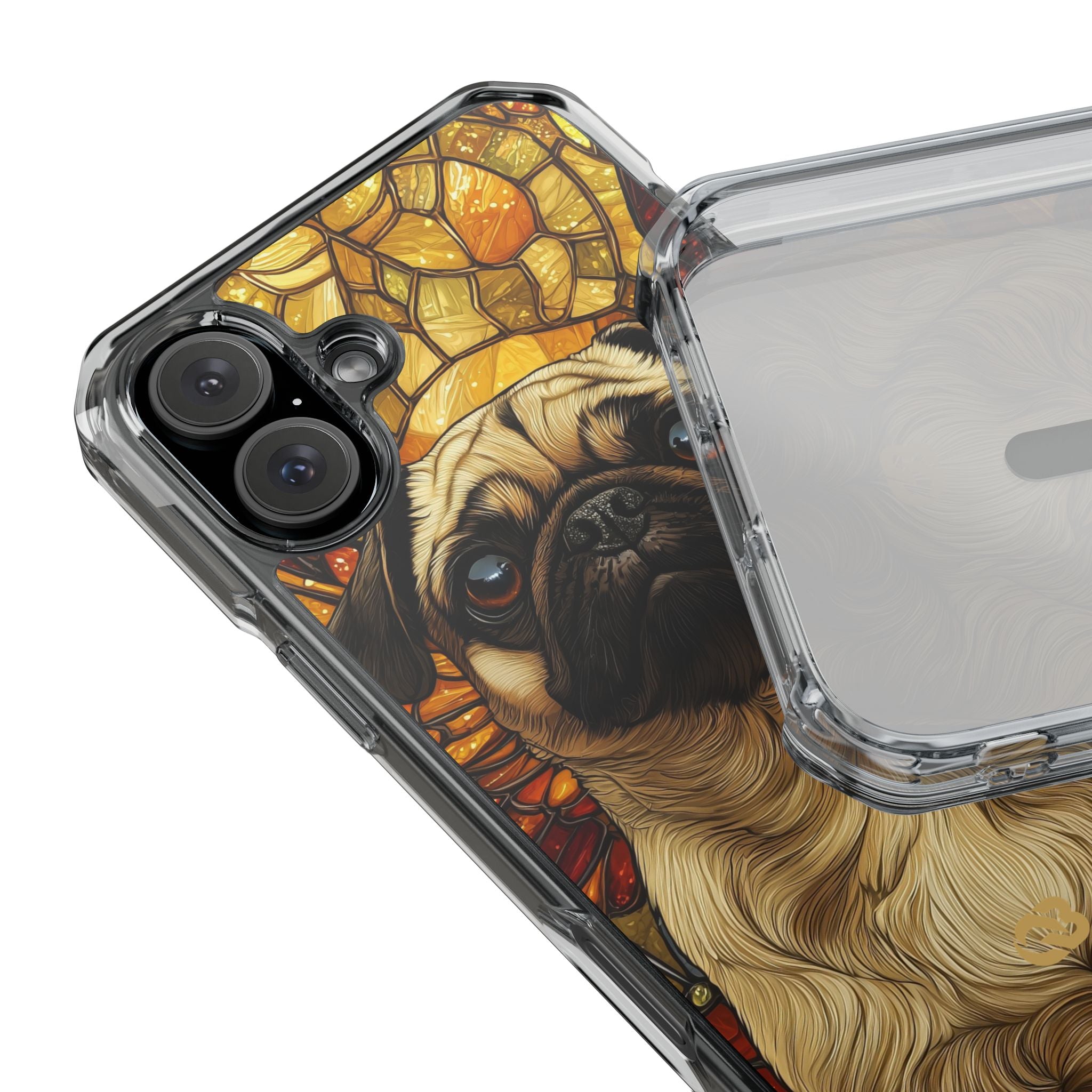 Amber Pug Divinity · Impact Phone Case for iPhone · Magsafe