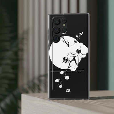 Black Lite Phone Case for Samsung - Lunar Orchid Grid