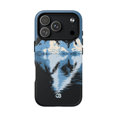 Blue Tough 2.0 Magnetic Phone Case for iPhone - Arctic Summit Mirror