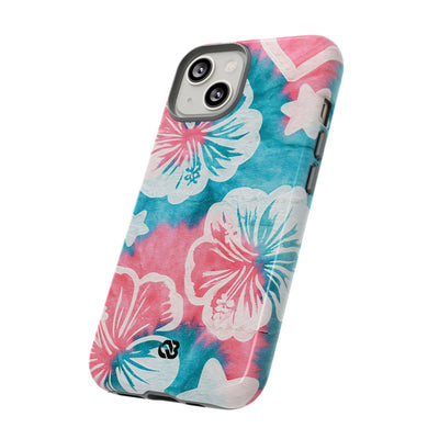 Tropical Hibiscus Bloom · Tough Phone Case for iPhone · Teal