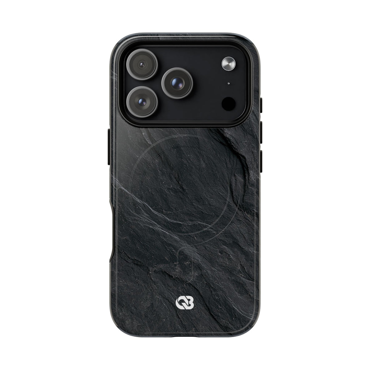 Dark Slate Strata · Tough 2.0 Magnetic Phone Case for iPhone · Black