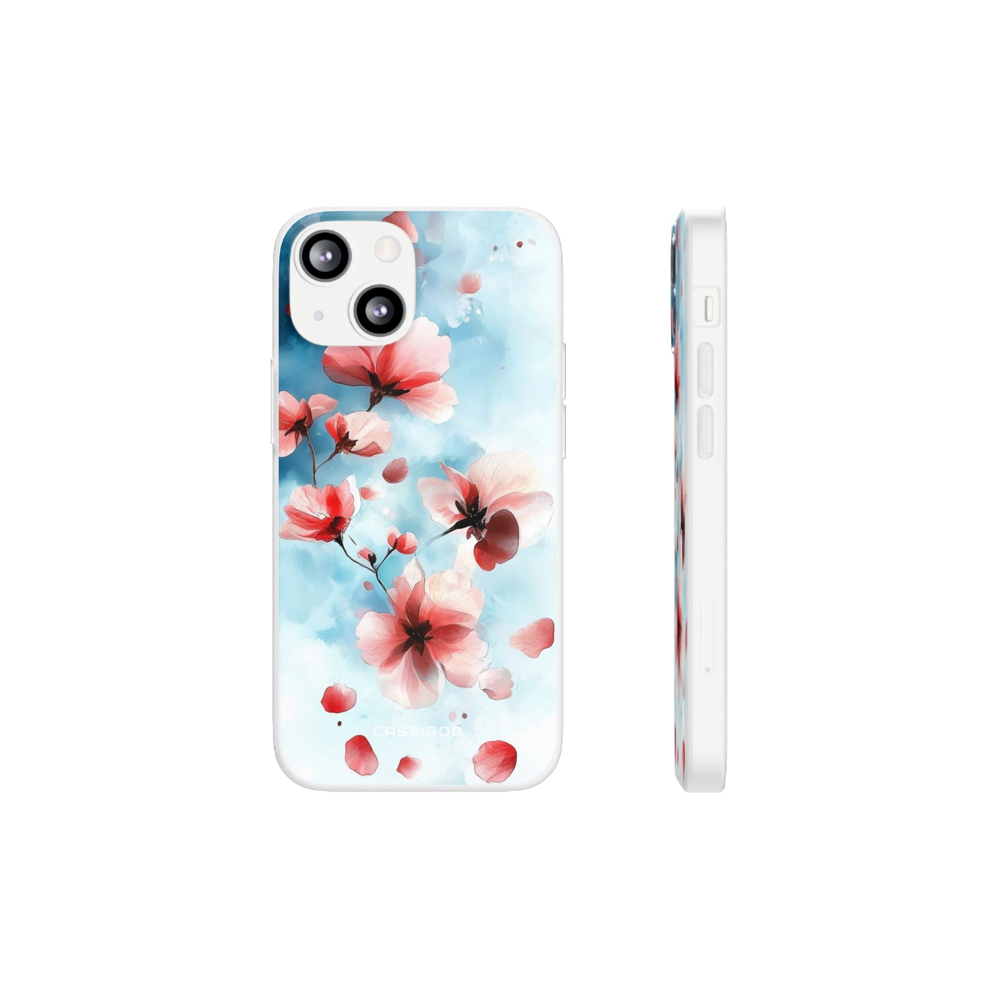 Pink Blossom Drift iPhone 13 mini Case - Soft