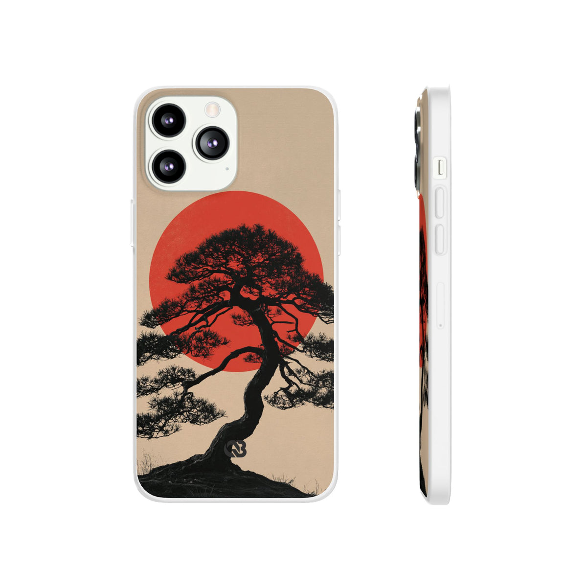 Crimson Pine Solitude · Lite Phone Case for iPhone ·  Beige