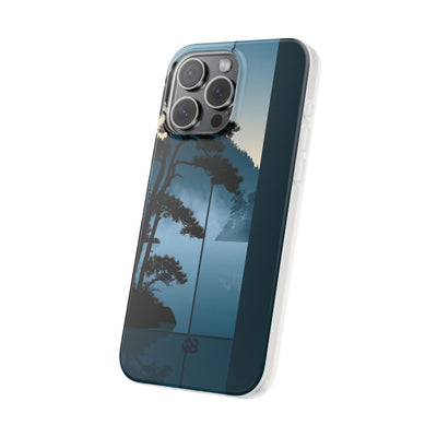Blue Lite Phone Case for iPhone - Kyoto Mist Pine