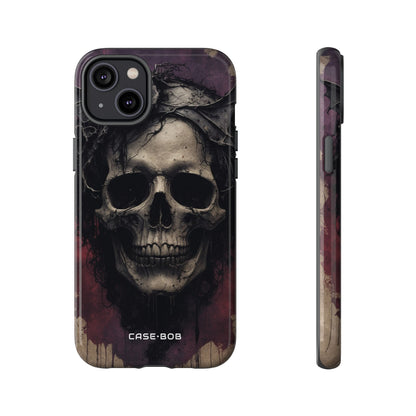 Gothic Schädel Krone iPhone 14 Plus Case - Tough
