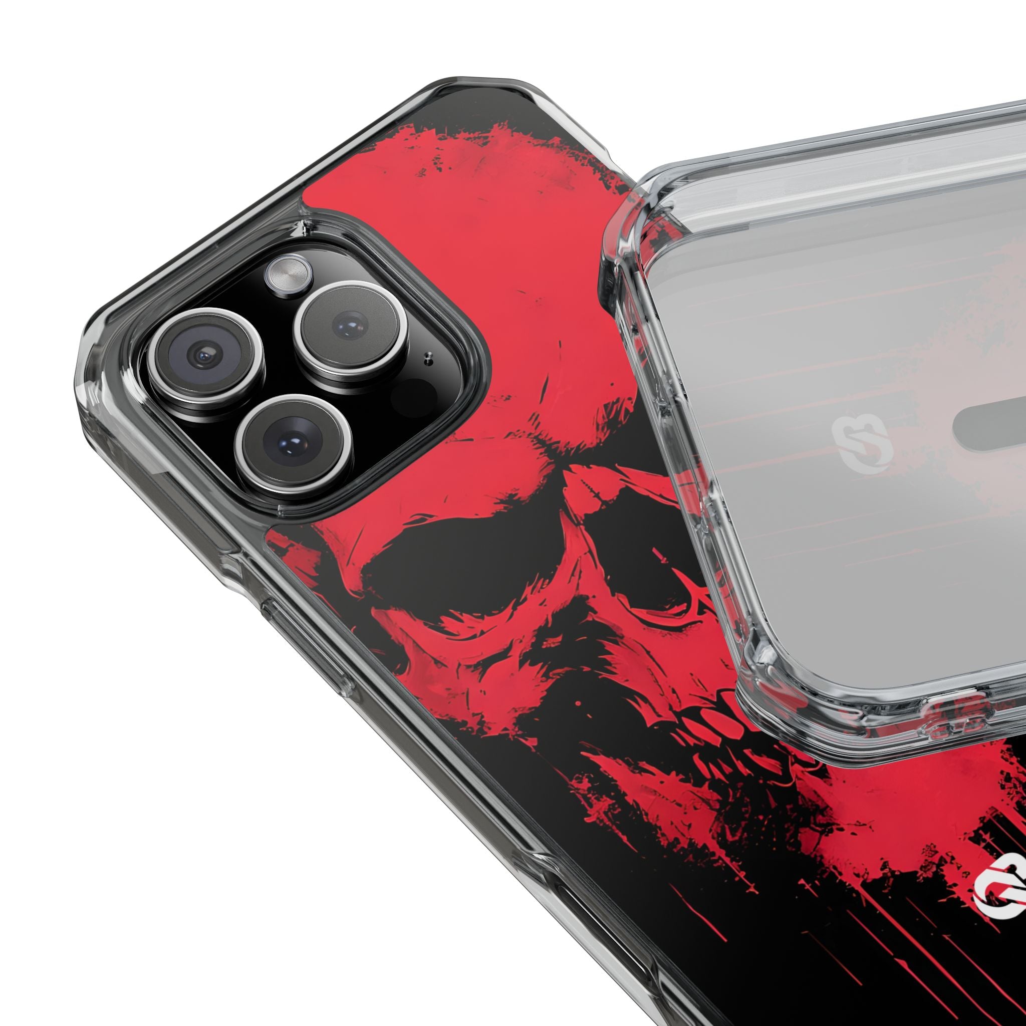 Crimson Street Skull · Impact Phone Case for iPhone · Magsafe