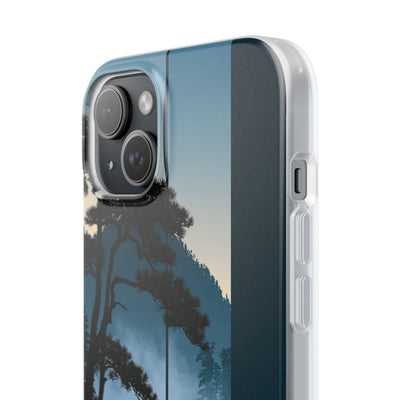 Blue Lite Phone Case for iPhone - Kyoto Mist Pine