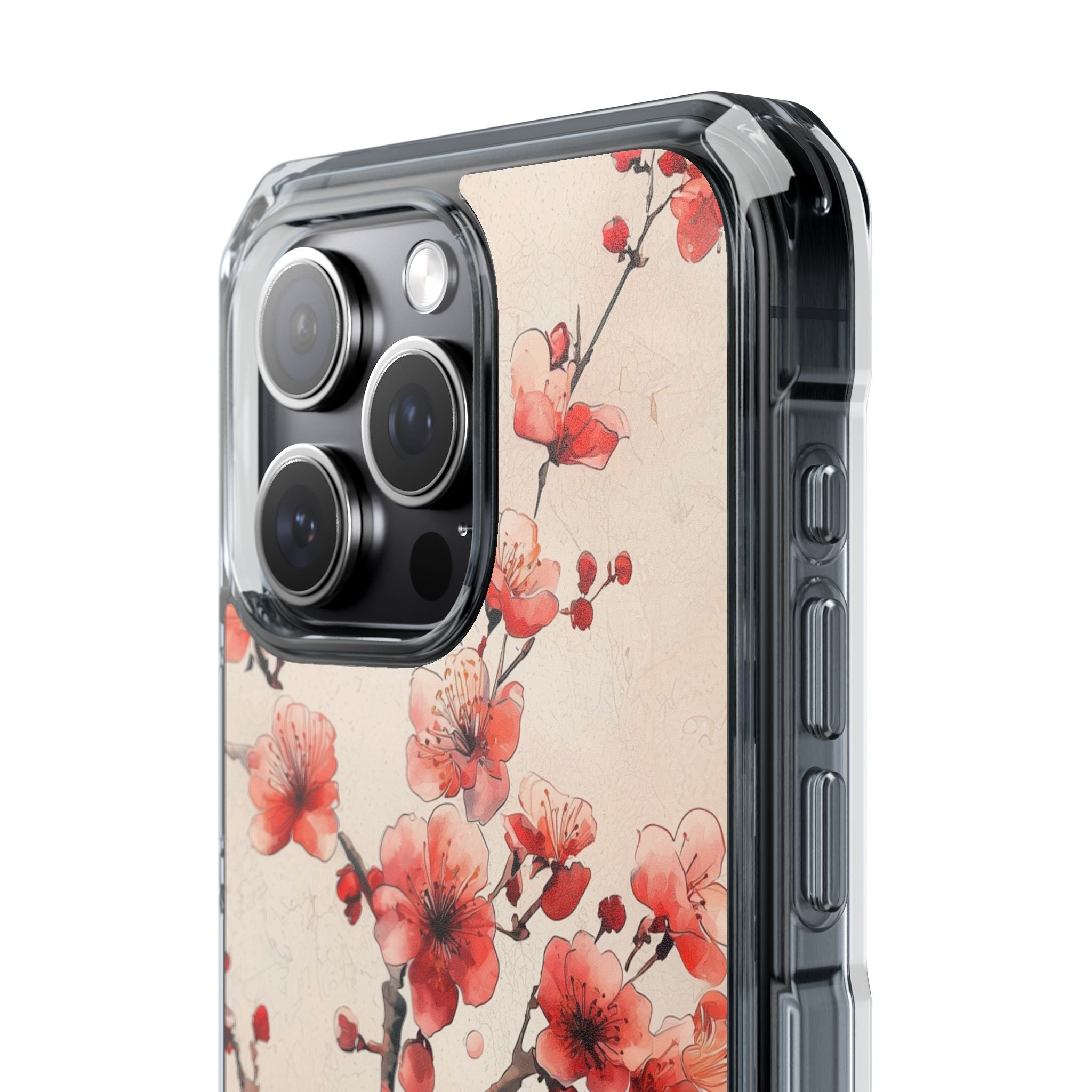 Crimson Silk Flora · Impact Handyhülle für iPhone · Magsafe