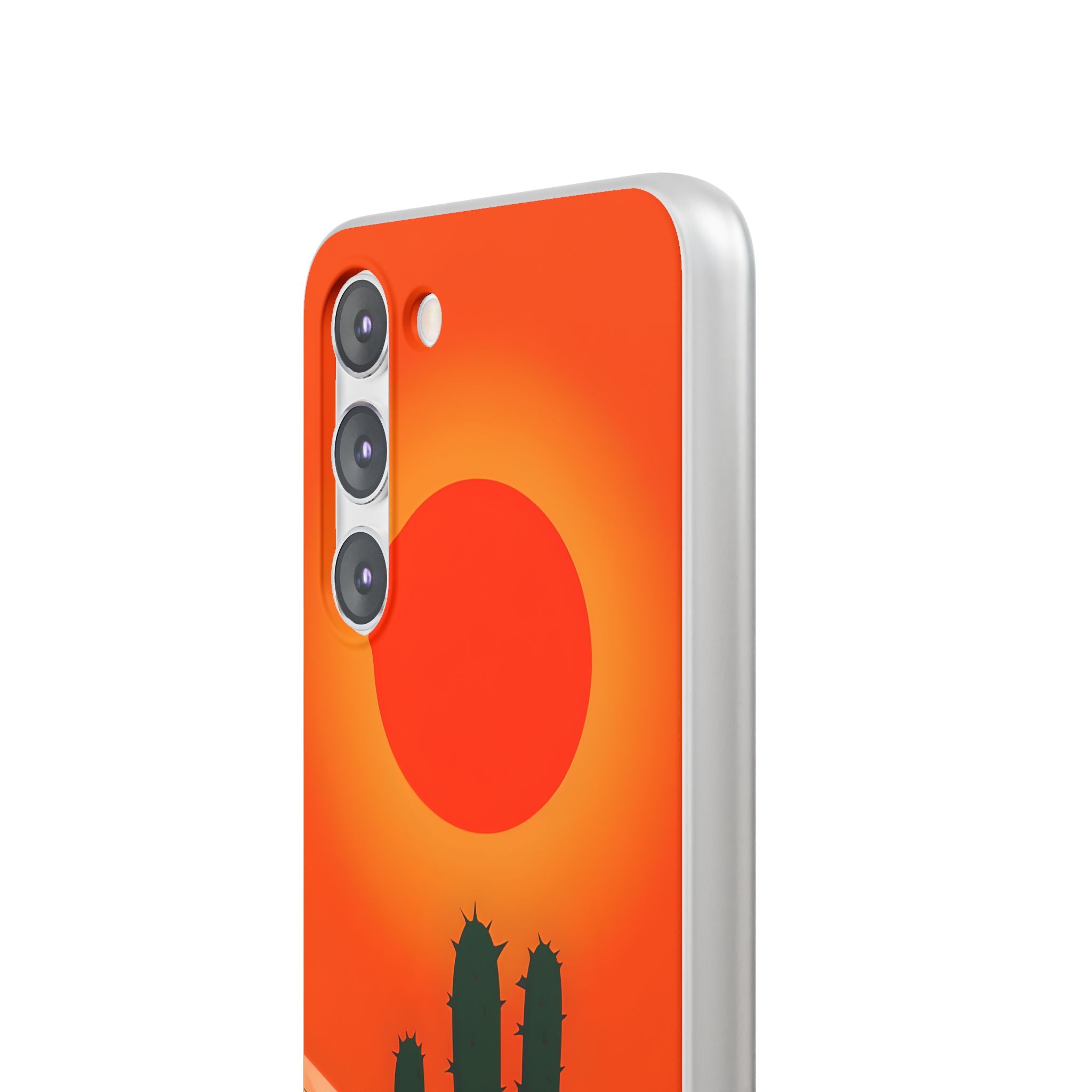 Scorched Saguaro Sunset · Soft Phone Case for Samsung