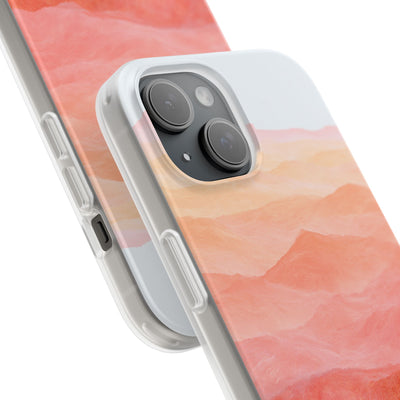 Alpenglow Ridge Vista · Lite Phone Case for iPhone ·  Orange