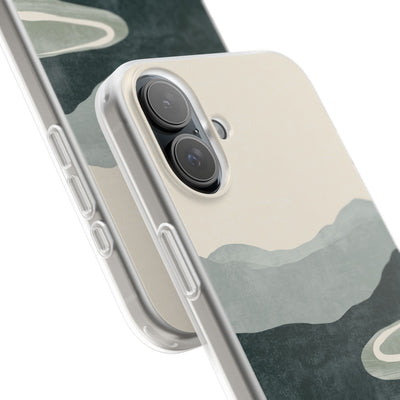 Green Lite Phone Case for iPhone - Misty Sage Valley