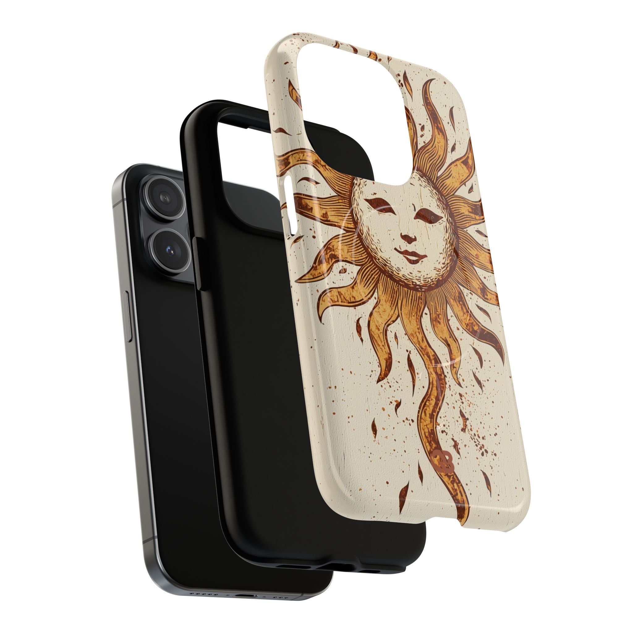 Rustic Solar Mask · Tough+ Phone Case for iPhone · Magsafe