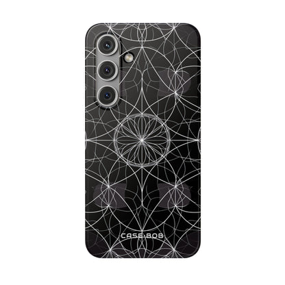 Strahlender Blütenblatt-Orbit Samsung S24 Case - Soft