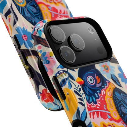 Owl Bloom iPhone 17 Pro Case - Tough+ - CASE•BOB