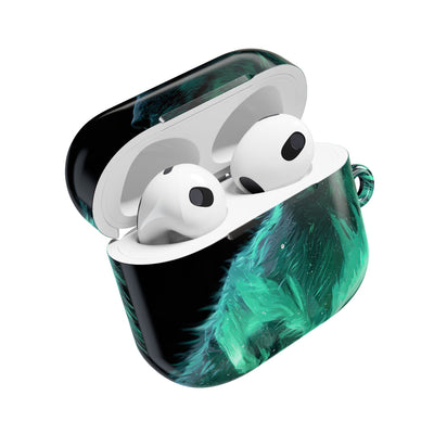 Nordic Aurora Fox · Hard Case for AirPods & AirPods Pro · Teal