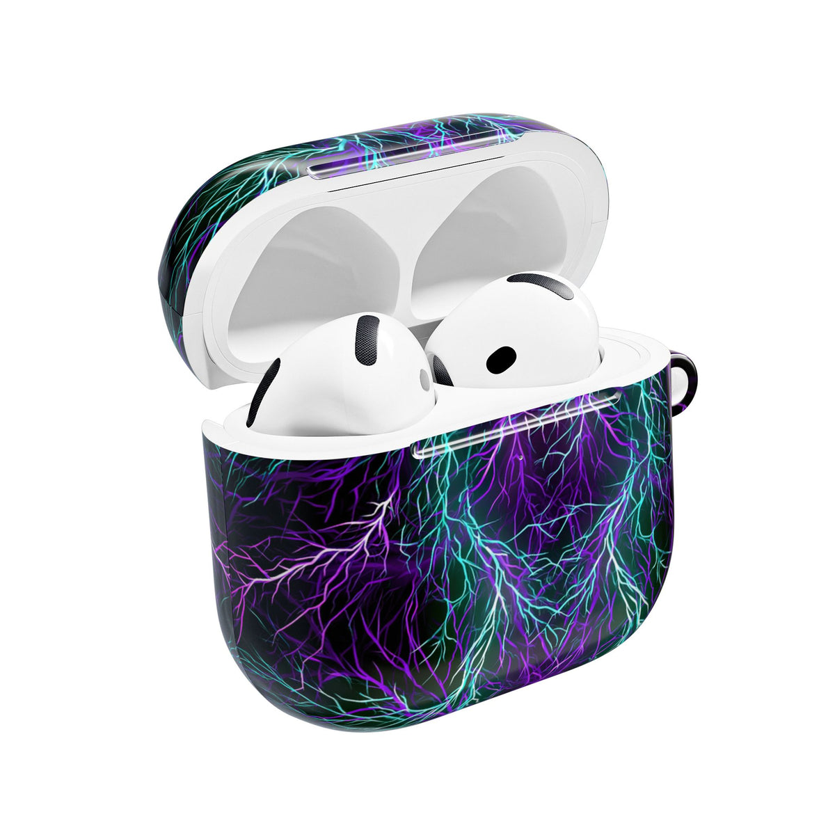 Electric Plasma Arbor · Hard Case for AirPods & AirPods Pro · Purple