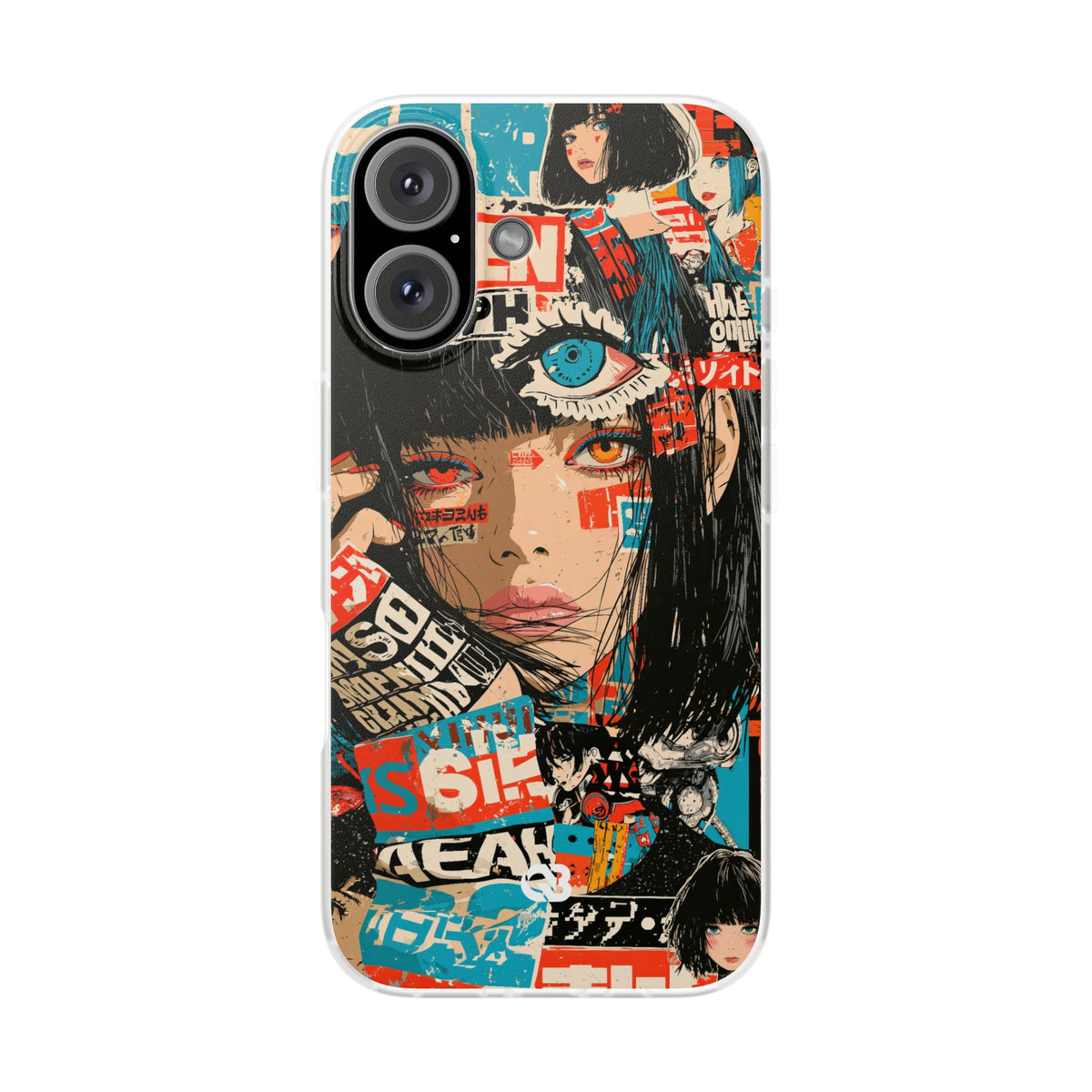 Shibuya Street Collage · Lite Phone Case for iPhone ·  Red