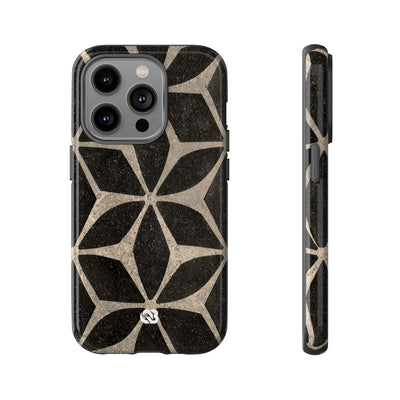 Concrete Mosaic Star · Tough Phone Case for iPhone · Black