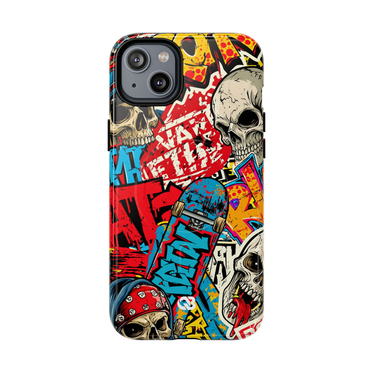 Skate Skull Riot · Tough 2.0 Magnetic Phone Case for iPhone · Red