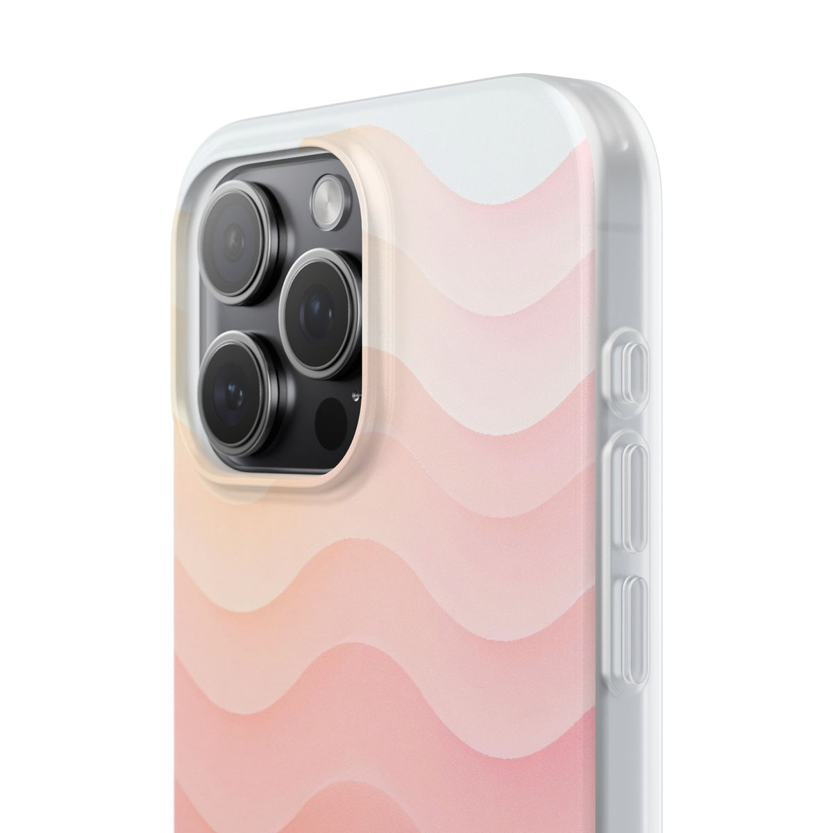 Blush Horizon Waves · Lite Phone Case for iPhone ·  Pink