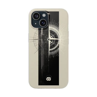 Beige Lite Phone Case for iPhone - Zenith Vector Spire