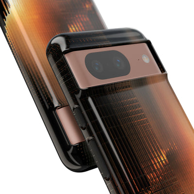 Luminous Grid · Tough Phone Case for Pixel ·  Black