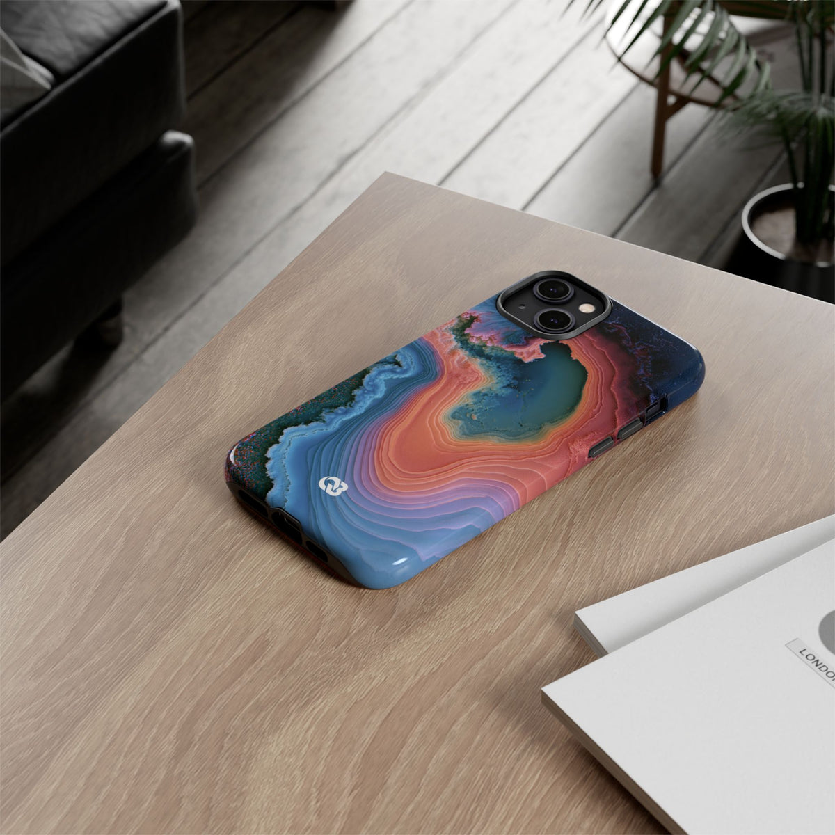 Luminous Resonance · Tough Phone Case for iPhone · Blue