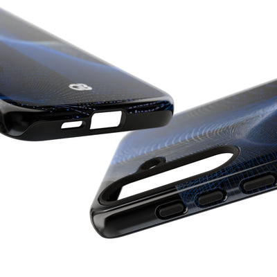 Blue Tough Phone Case for Samsung - Electric Blue Flux