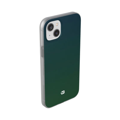 Green Lite Phone Case for iPhone - Midnight Pine Horizon
