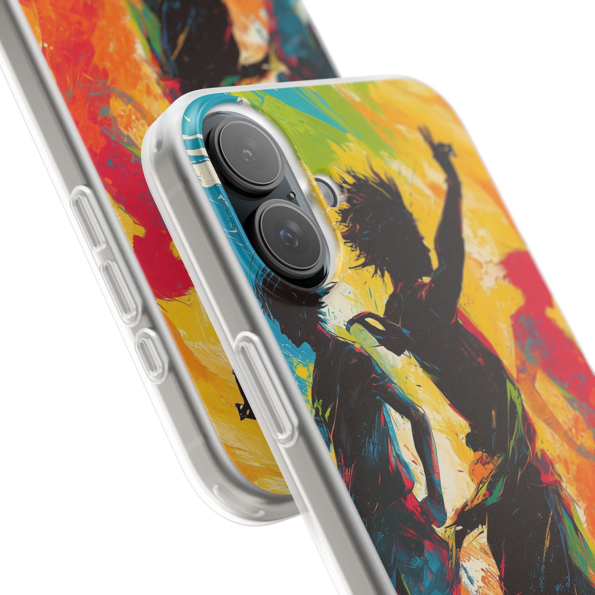 Electric Motion Blur · Soft Phone Case for iPhone