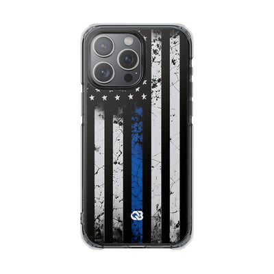 Gritty Cobalt Flag · Impact Phone Case for iPhone · Magsafe