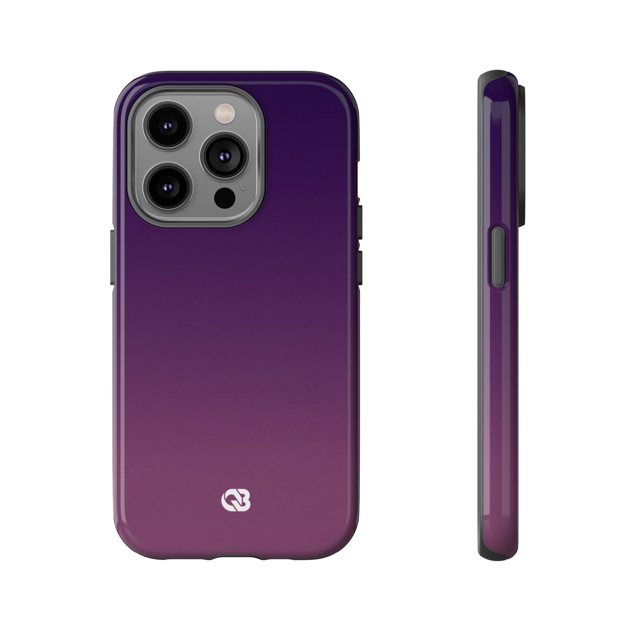 Purple Tough Phone Case for iPhone - Nocturnal Plum Fade