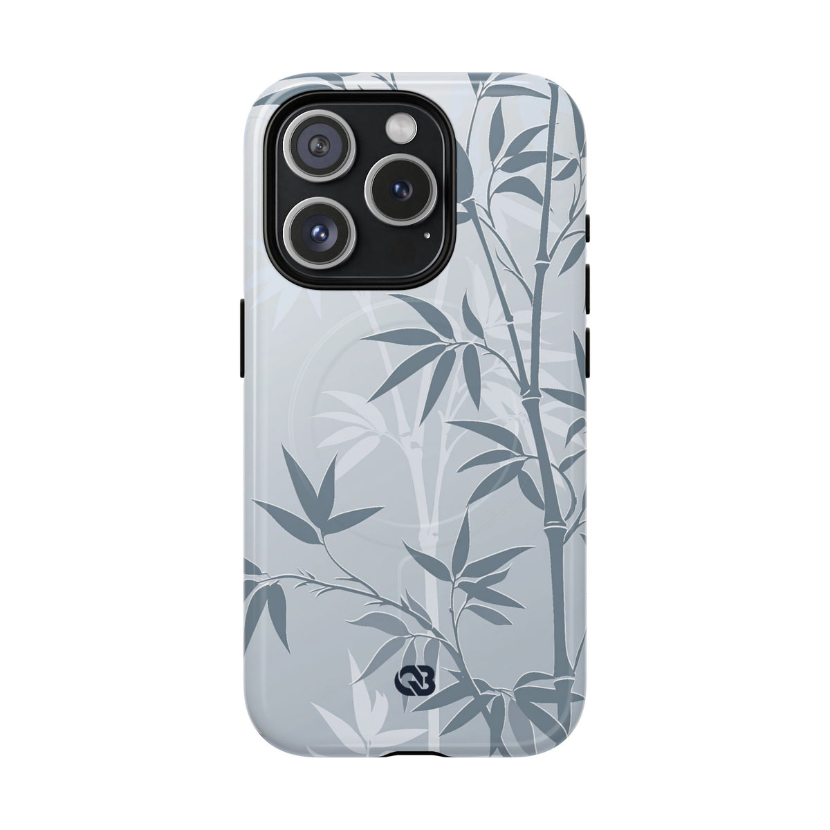 Misty Bamboo Grove · Tough 2.0 Magnetic Phone Case for iPhone · Blue