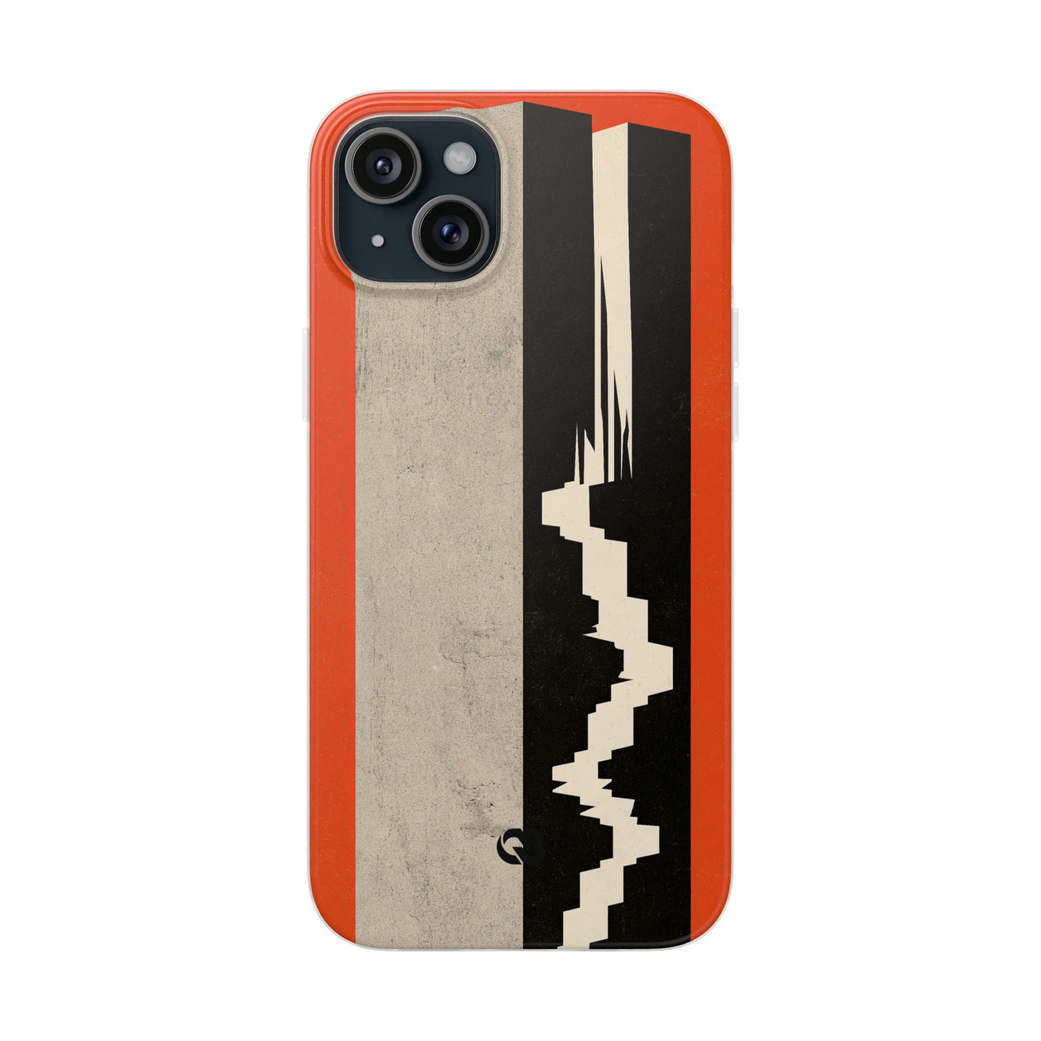 Orange Lite Phone Case for iPhone - Orange Monolith Rift