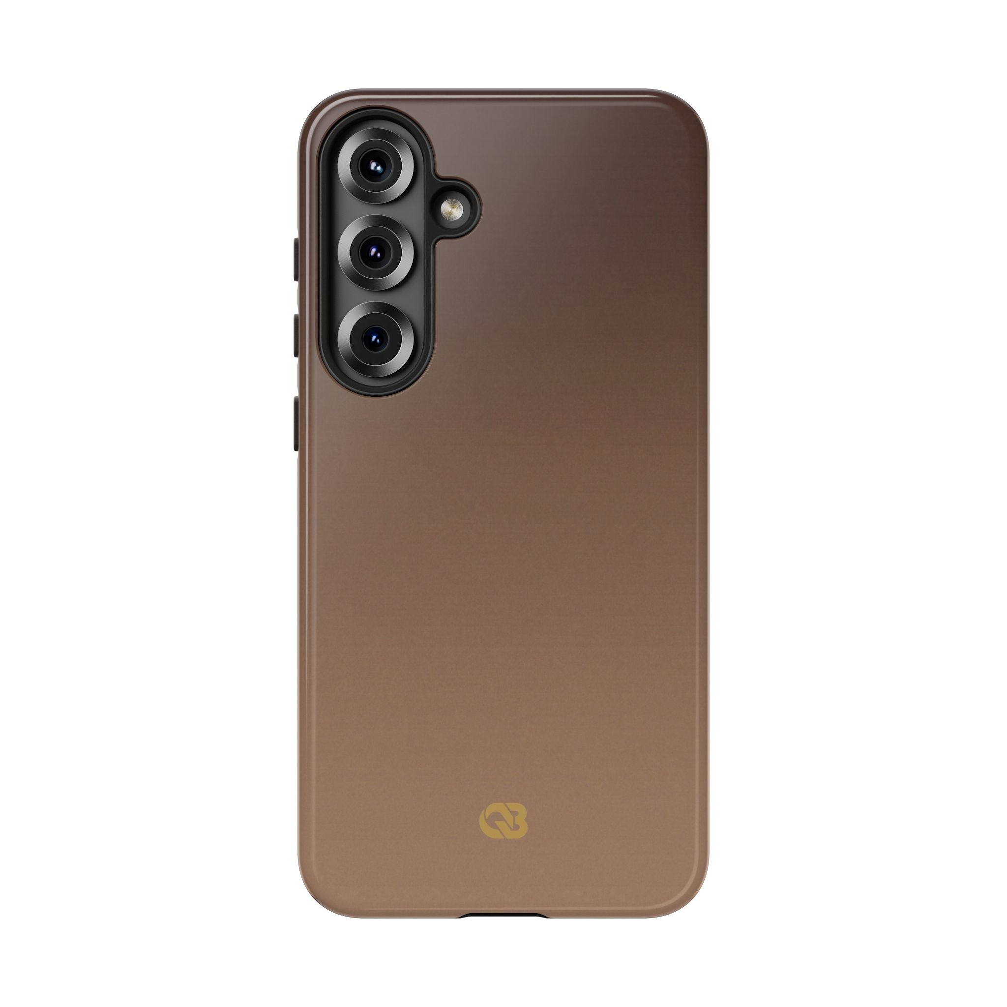 Brown Tough Phone Case for Samsung - Smoked Caramel Fade