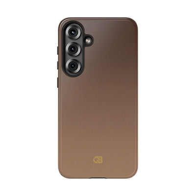 Brown Tough Phone Case for Samsung - Smoked Caramel Fade