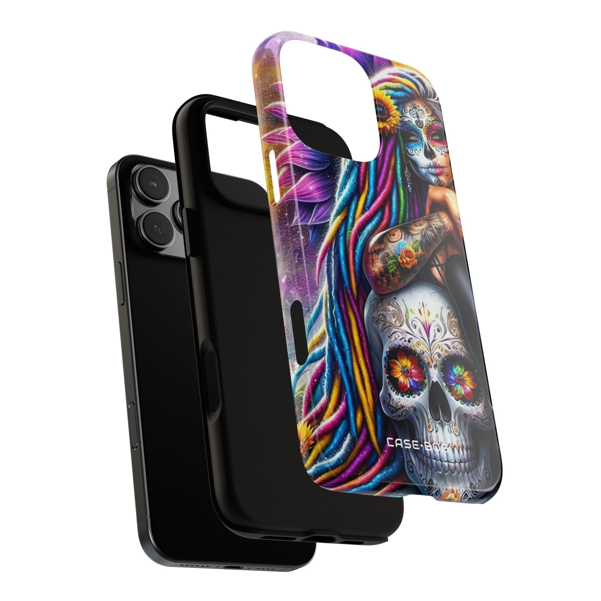 Solros Skull Glow iPhone 16 Pro Max Skal - Tough