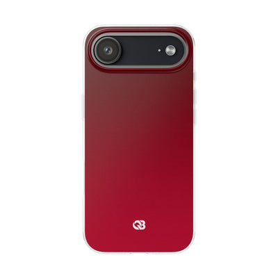 Red Lite Phone Case for iPhone - Crimson Velvet Fade