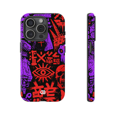 Underground Cyber Glyphs · Tough Phone Case for iPhone · Black