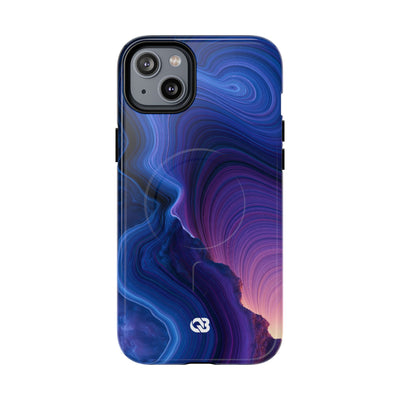 Radiant Strata · Tough 2.0 Magnetic Phone Case for iPhone · Blue