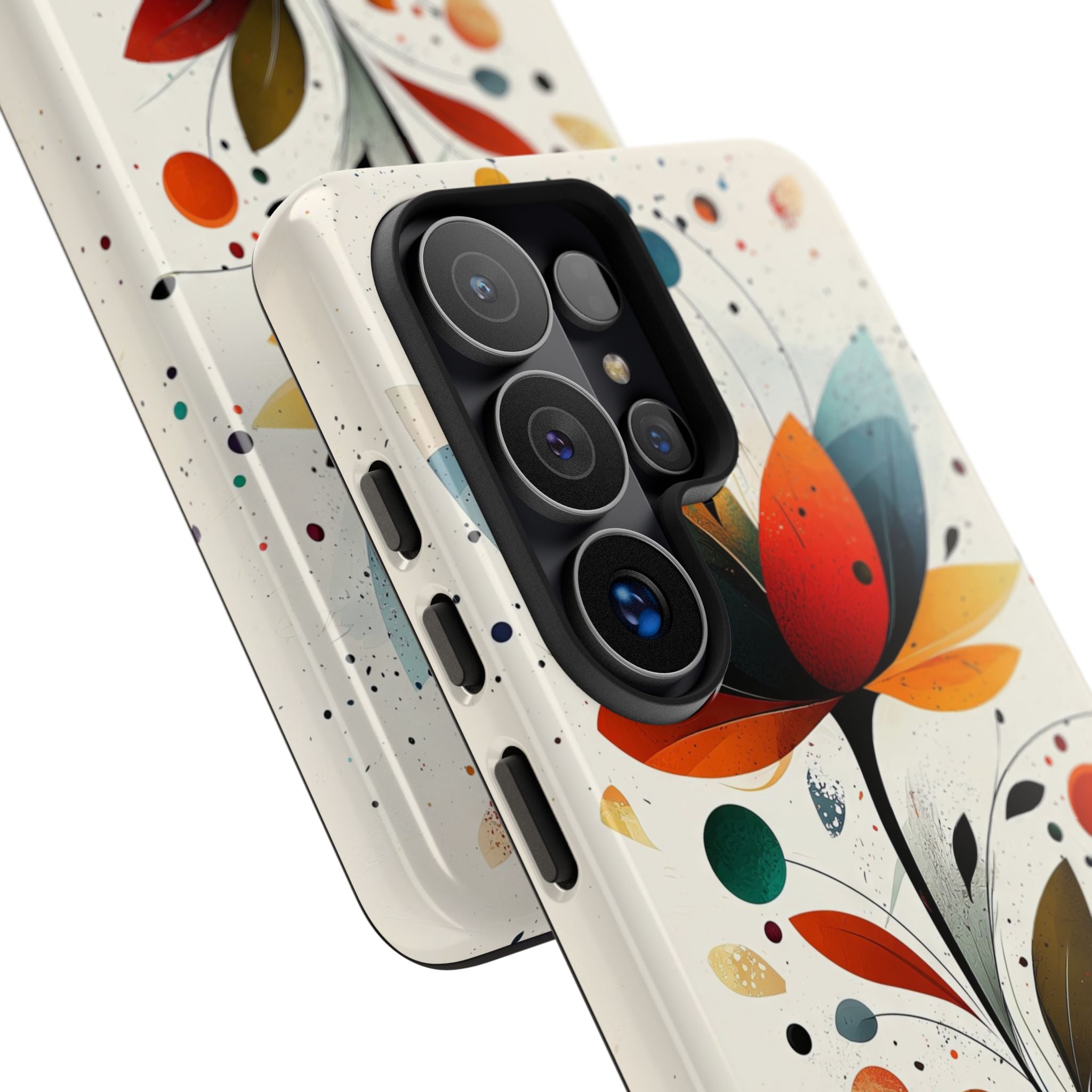 Burnt Petal Abstract · Tough Phone Case for Samsung